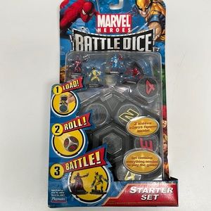 Marvel Heroes, BATTLE DICE, Series 1, Sealed Starter 2006 Spiderman +